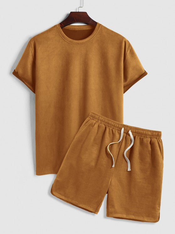 Short Sleeves T Shirt And Shorts Set - Grafton Collection