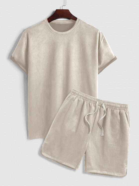 Short Sleeves T Shirt And Shorts Set - Grafton Collection