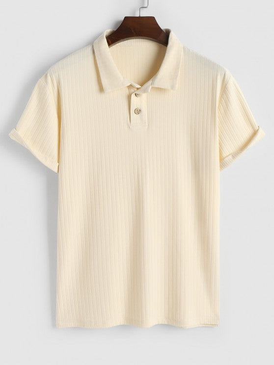Textured Short Sleeves T-Shirt And Shorts - Grafton Collection