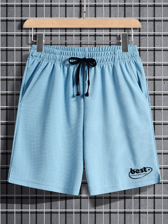 Letter Printed T Shirt And Shorts - Grafton Collection