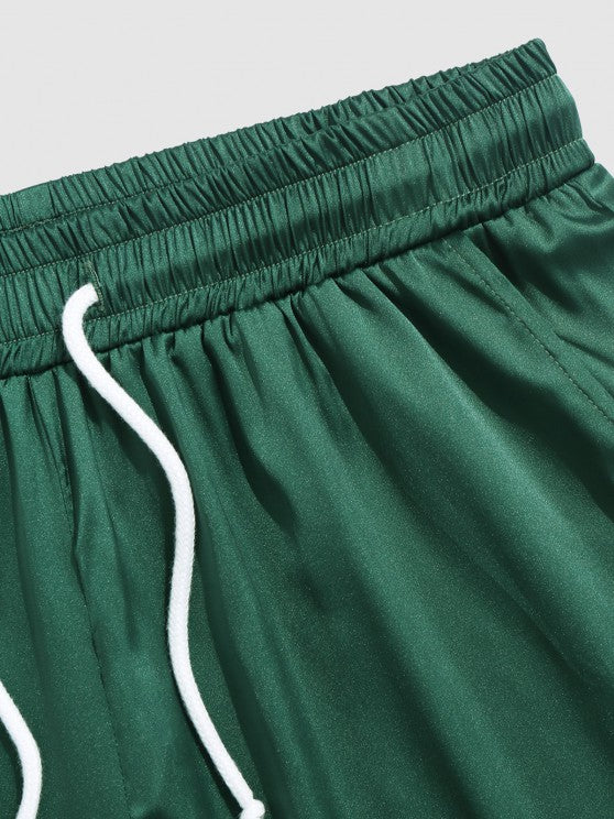 Shirt With Drawstring Shorts Set - Grafton Collection