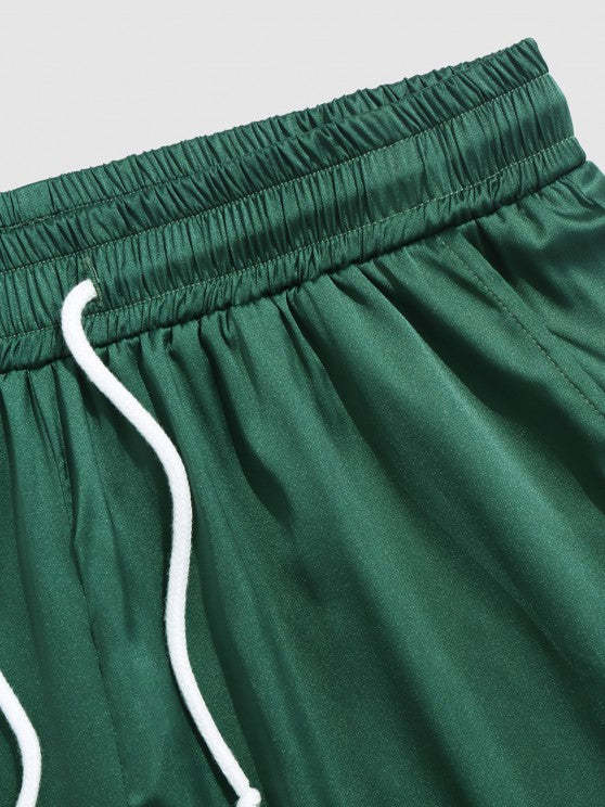 Shirt With Drawstring Shorts Set - Grafton Collection