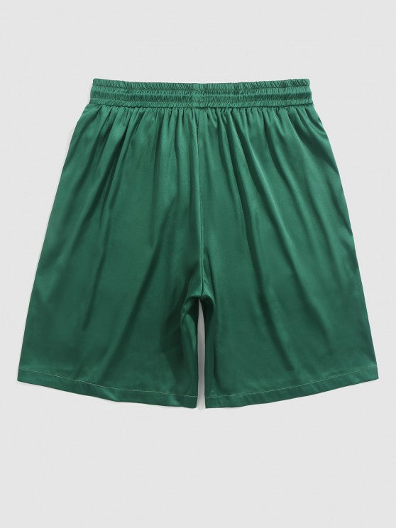 Shirt With Drawstring Shorts Set - Grafton Collection