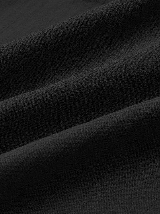 Half Button Shirt And Drawstring Shorts Set - Grafton Collection