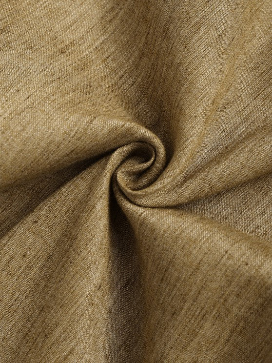 V Neck Plain Shirt And Drawstring Shorts - Grafton Collection