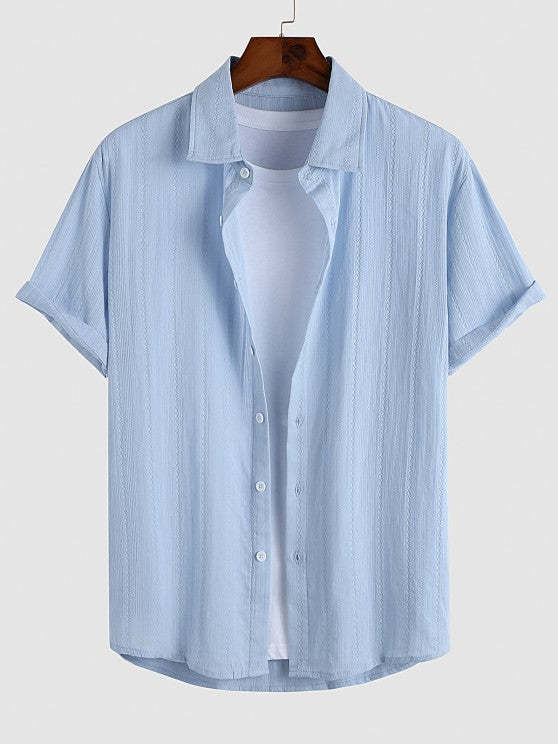Casual Short Sleeves Shirt And Shorts - Grafton Collection