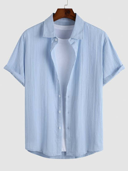 Casual Short Sleeves Shirt And Shorts - Grafton Collection