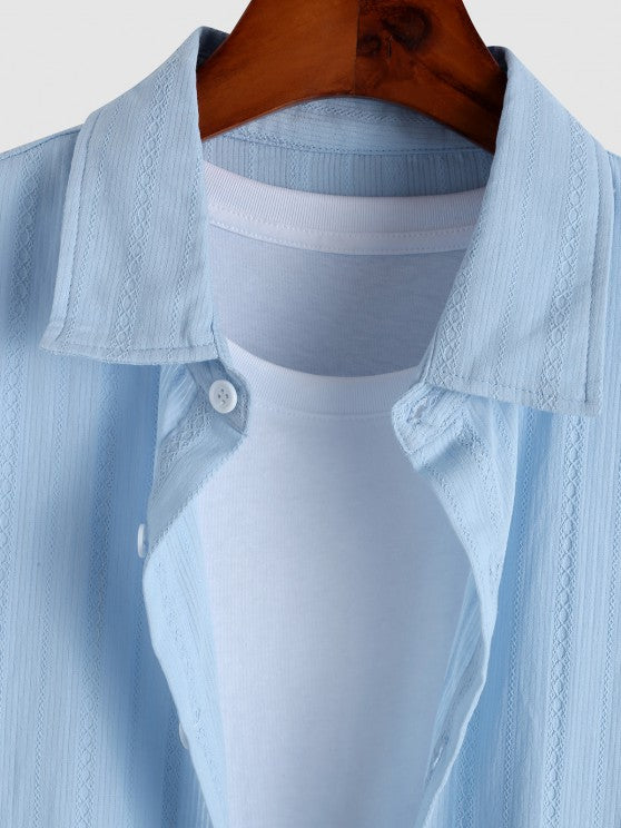 Casual Short Sleeves Shirt And Shorts - Grafton Collection