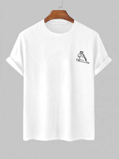 Dinosaur Printed T Shirt And Shorts - Grafton Collection