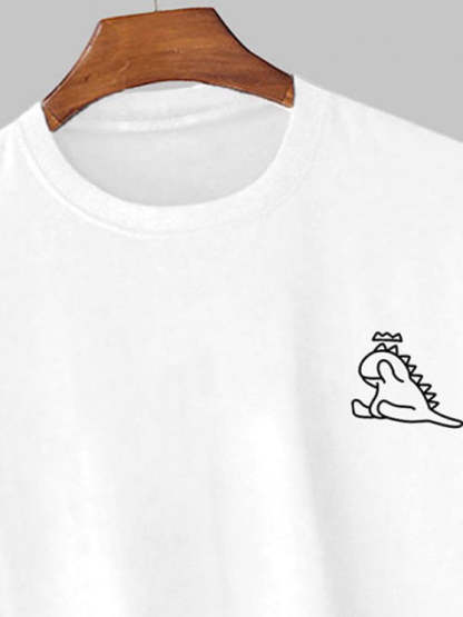 Dinosaur Printed T Shirt And Shorts - Grafton Collection
