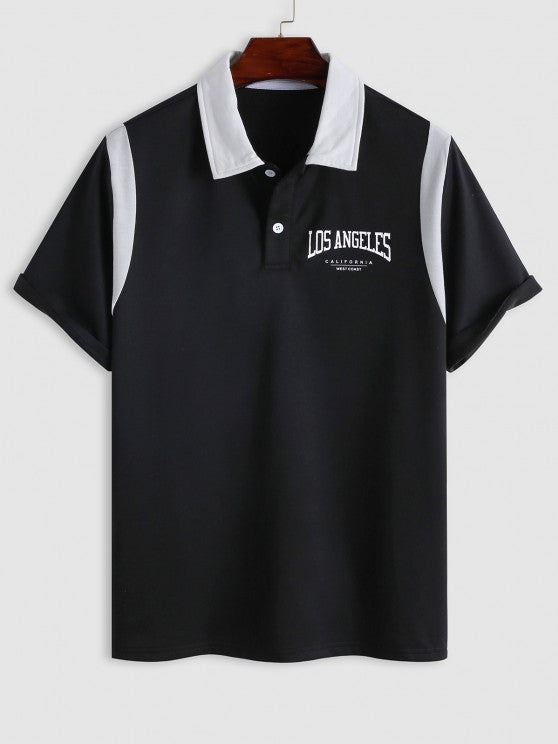 Collared T Shirt And Loose Fit Cargo Pants - Grafton Collection