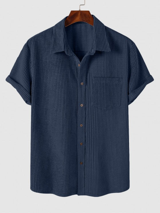 Front Pocket Shirt And Shorts - Grafton Collection