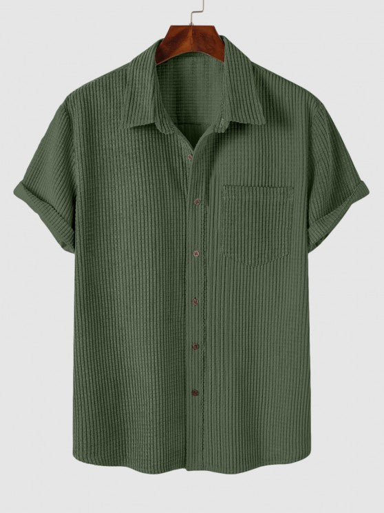Front Pocket Shirt And Shorts - Grafton Collection