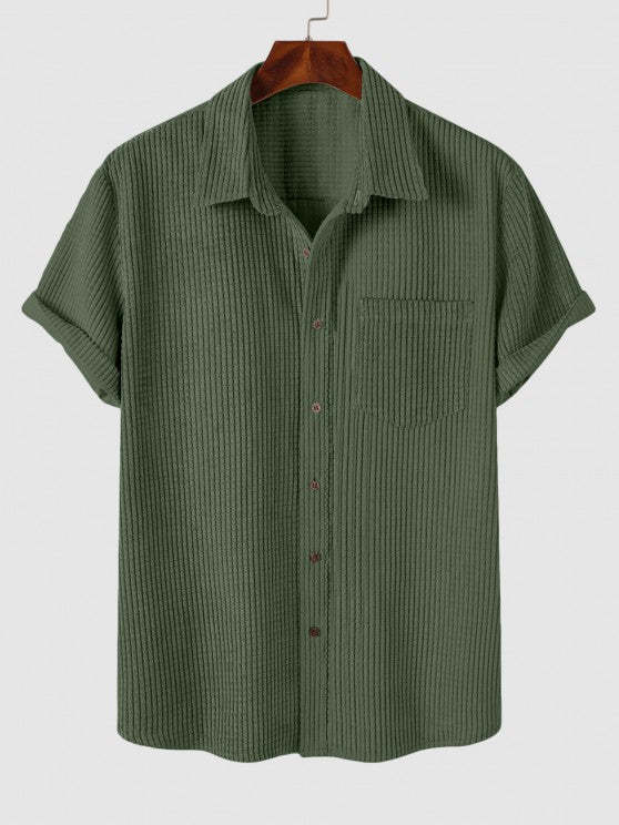 Front Pocket Shirt And Shorts - Grafton Collection