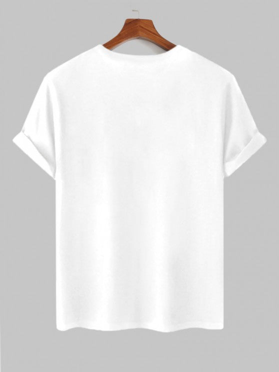 Bear Slogan Printed T Shirt And Shorts - Grafton Collection