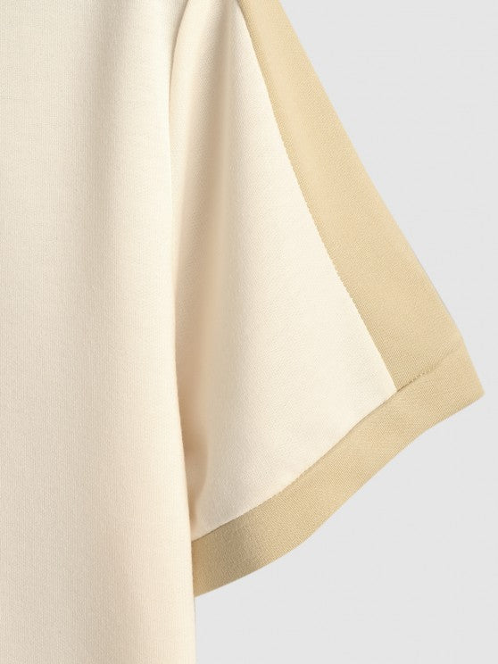 Casual Collared T-Shirt And Shorts - Grafton Collection