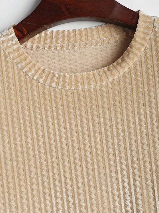 Geometric Short Sleeves T Shirt And Shorts - Grafton Collection