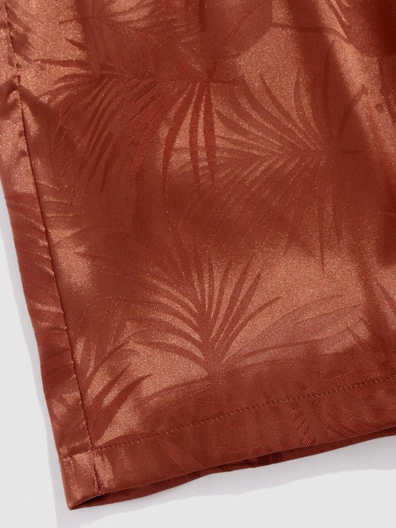 Coconut Tree Shirt And Short - Grafton Collection