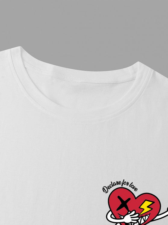 Casual Printed T Shirt And Shorts - Grafton Collection