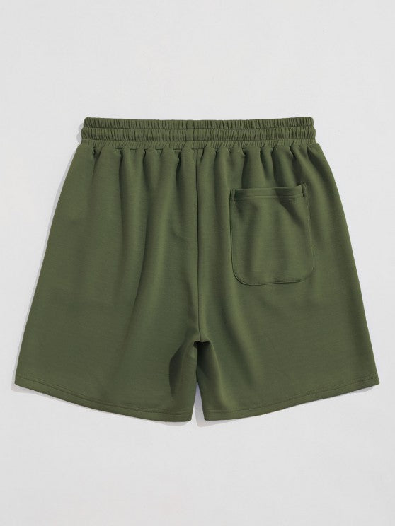 Printed Graphic T-Shirt And Casual Shorts - Grafton Collection