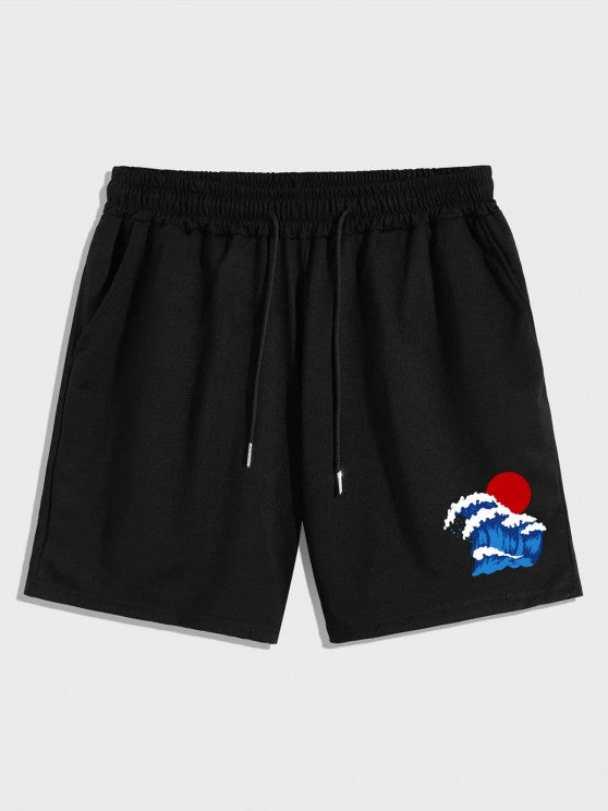 Sea Wave T Shirt And Shorts - Grafton Collection