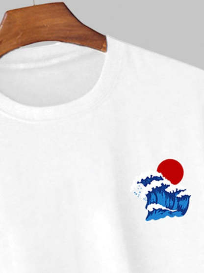 Sea Wave T Shirt And Shorts - Grafton Collection
