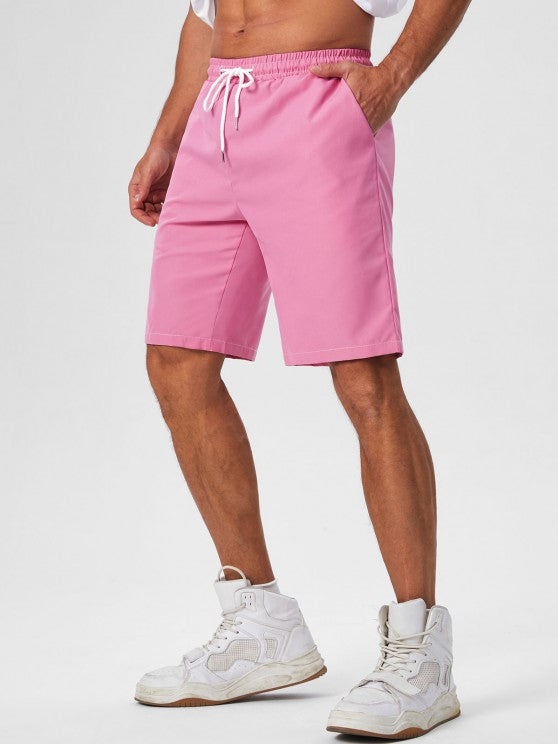 Vertical Stripes Shirt And Casual Shorts Set - Grafton Collection