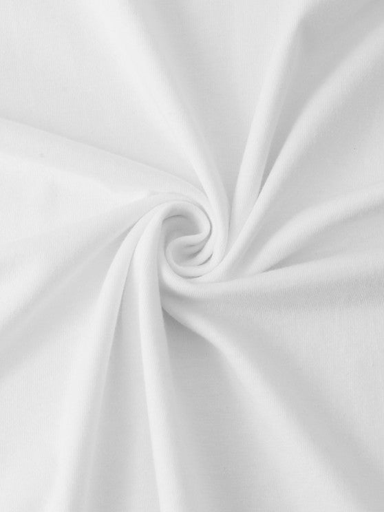 Graphic Coconut Tree Pattern T Shirt And Shorts - Grafton Collection