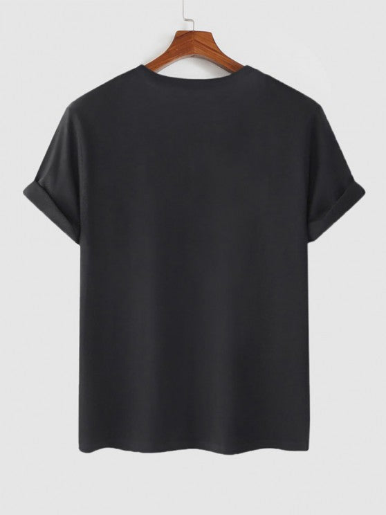 Graphic T Shirt And Drawstring Shorts Set - Grafton Collection