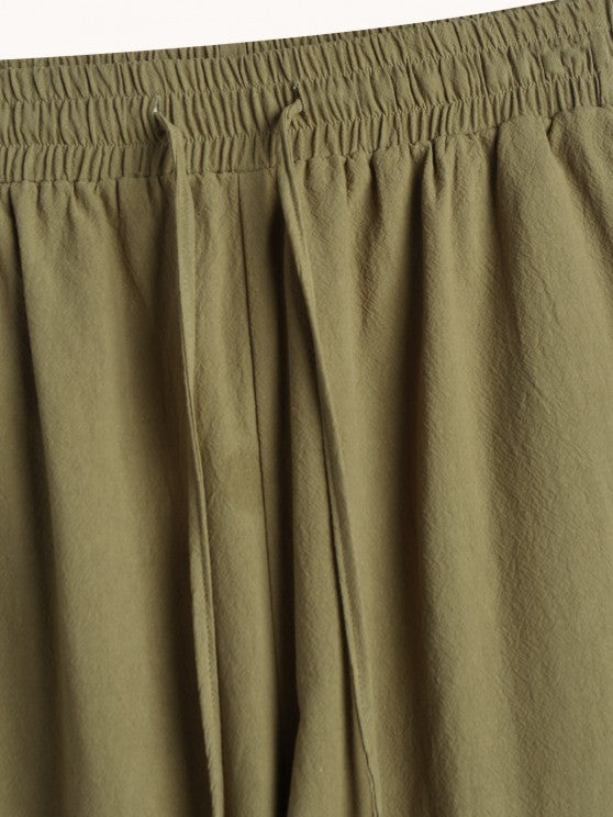 Textured Short Sleeves Shirt And Plain Pant - Grafton Collection