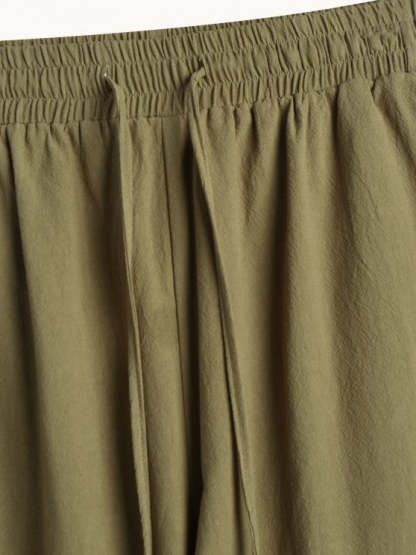 Textured Short Sleeves Shirt And Plain Pant - Grafton Collection