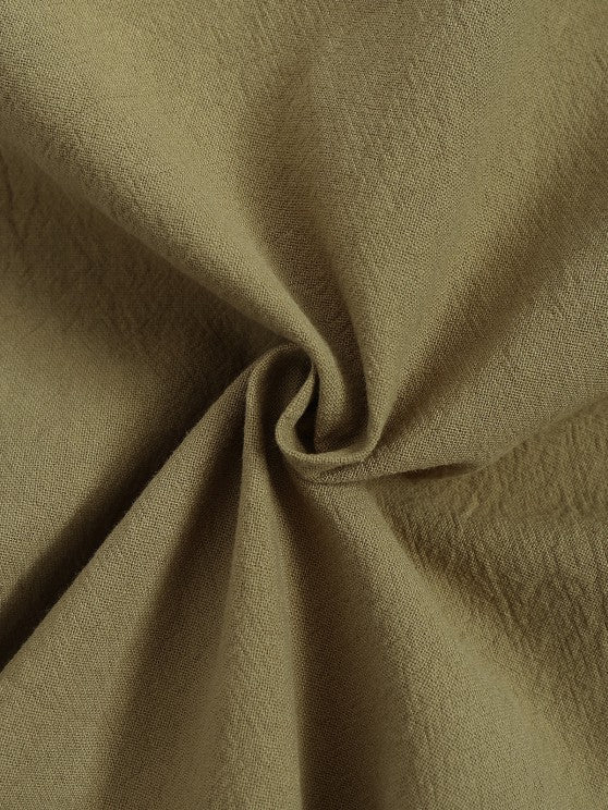 Textured Short Sleeves Shirt And Plain Pant - Grafton Collection