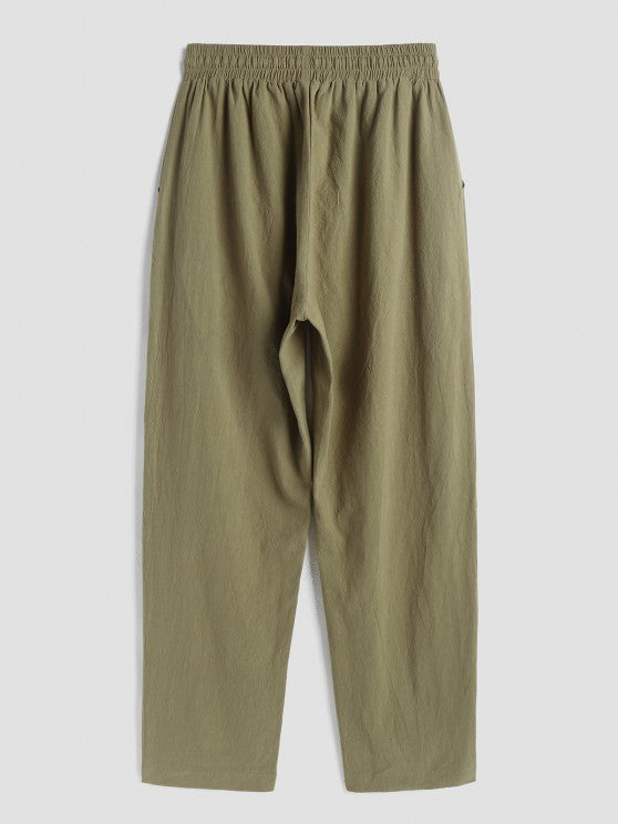 Textured Short Sleeves Shirt And Plain Pant - Grafton Collection