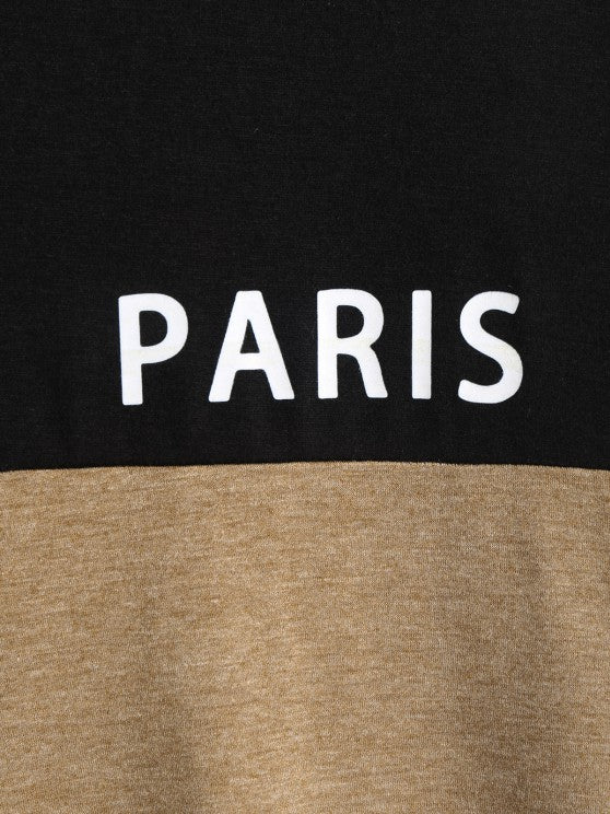 Two Tone Short Sleeves T Shirt And Shorts - Grafton Collection