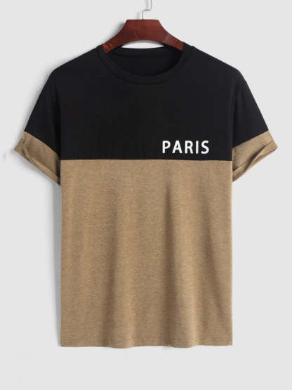 Two Tone Short Sleeves T Shirt And Shorts - Grafton Collection
