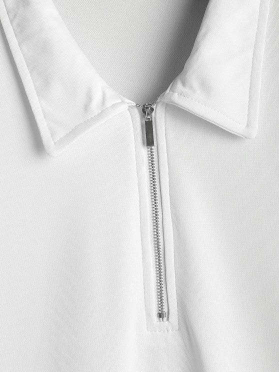 Casual Zip T Shirt And Shorts - Grafton Collection