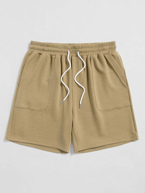 Polo Collar T Shirt And Sweat Shorts - Grafton Collection