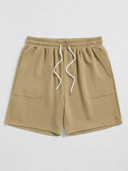 Polo Collar T Shirt And Sweat Shorts - Grafton Collection