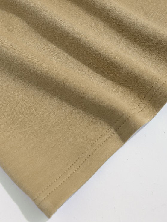 Letter Printed T-Shirt And Drawstring Shorts - Grafton Collection