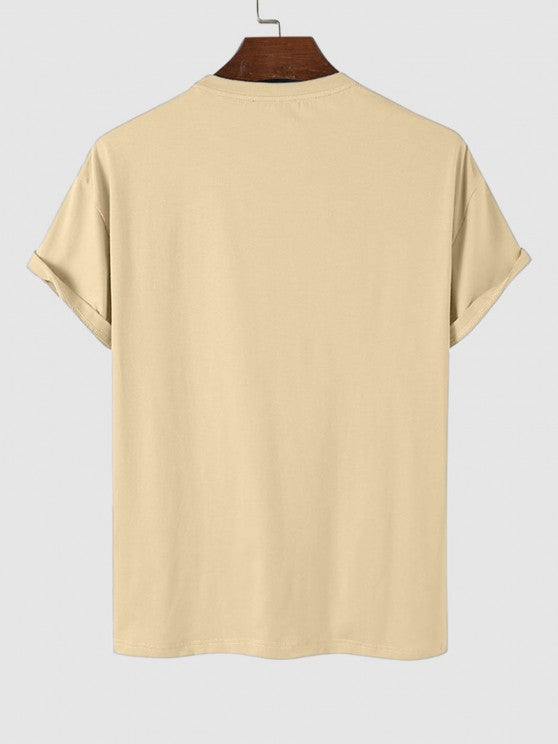 Flowers Pattern T-Shirt And Casual Shorts - Grafton Collection