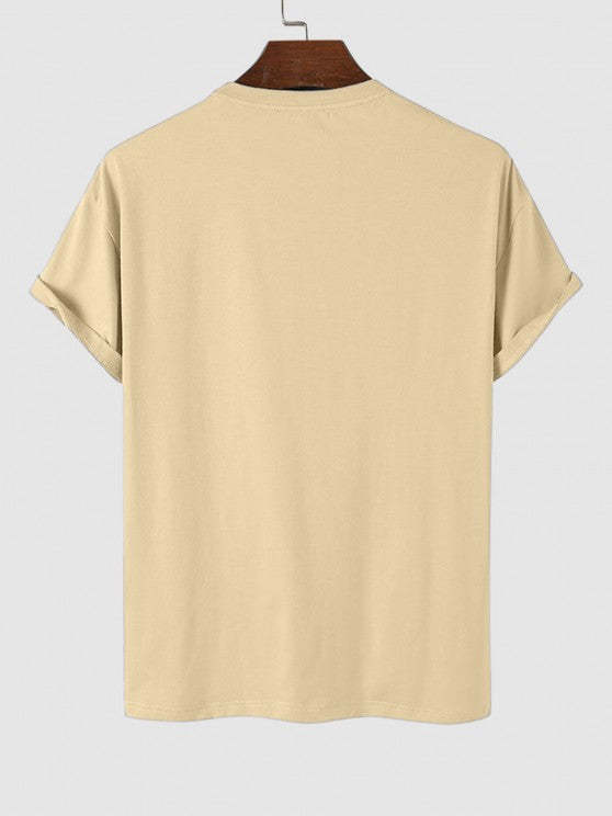 Flowers Pattern T-Shirt And Casual Shorts - Grafton Collection