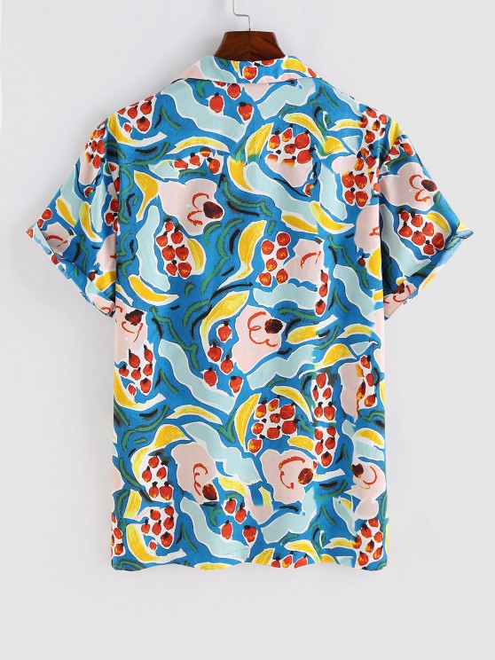 Fruit Painting Shirt And Drawstring Shorts - Grafton Collection