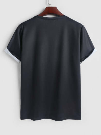 Geometric Pattern T Shirt And Shorts - Grafton Collection