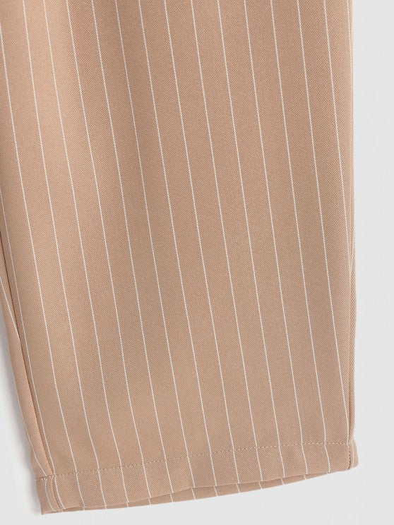 Casual Stripe Pocket Design Shirt And Pant - Grafton Collection