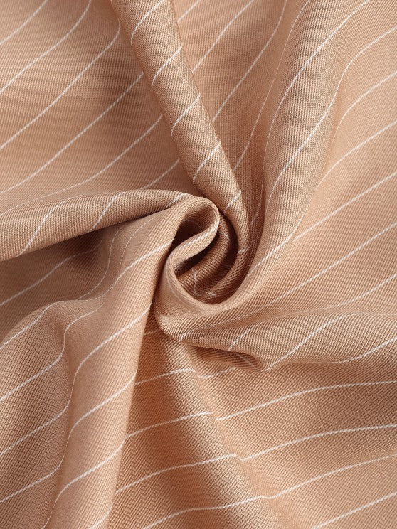 Casual Stripe Pocket Design Shirt And Pant - Grafton Collection