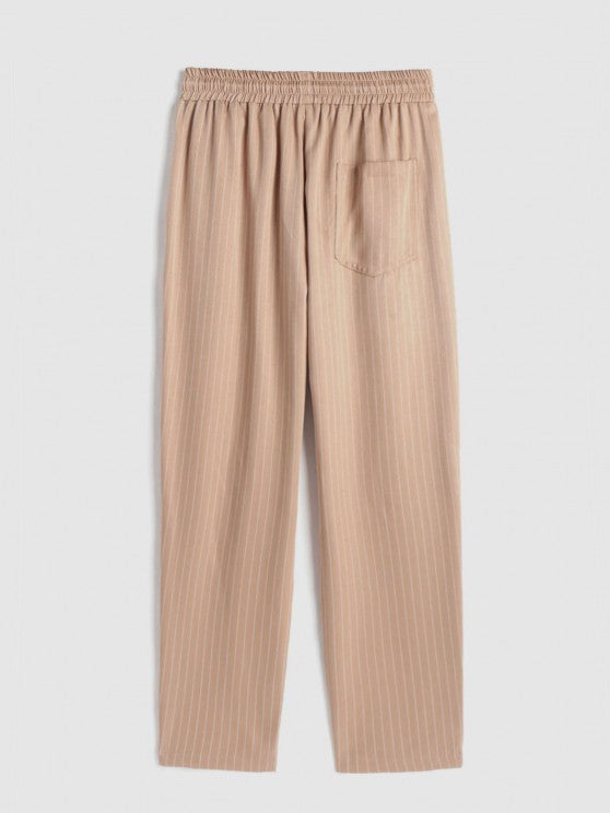 Casual Stripe Pocket Design Shirt And Pant - Grafton Collection