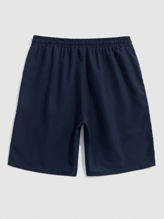 Casual Landscape Painting Shirt And Shorts - Grafton Collection