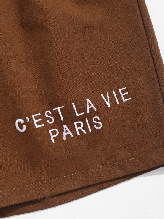 Casual Graphic Printed T Shirt And Shorts - Grafton Collection