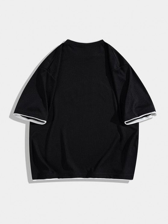 Silk Textured T Shirt And Shorts - Grafton Collection