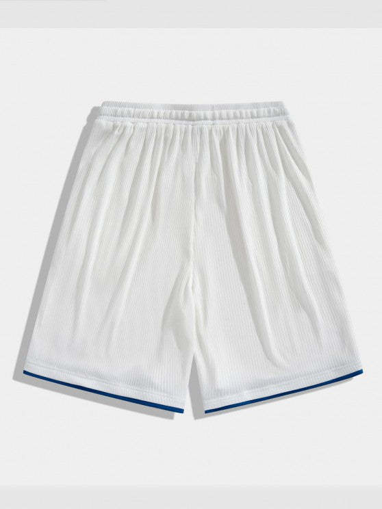 Silk Textured T Shirt And Shorts - Grafton Collection